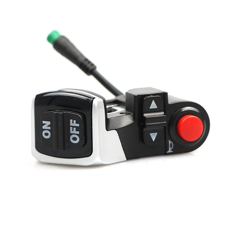 Wasserdichter lenker, scheinwerfer, hupe, blinkerschalter für 10- zoll-kugoo - m4- elektroroller: Default Title