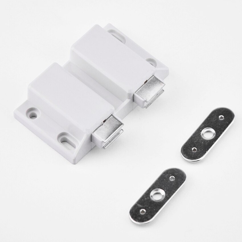 Hiljainen pariovinen kaappi oven salpa pysäytin työntötyyppinen rebounder neliömäinen työntö avataksesi kosketus kaappihuonekaluille