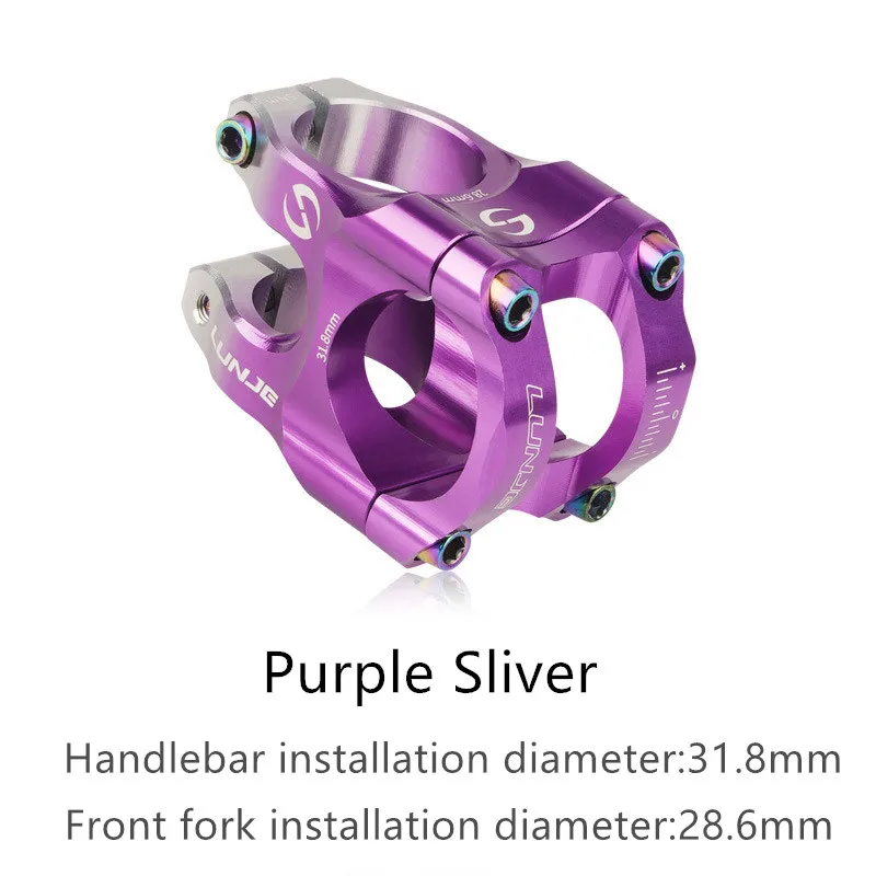 Tige de vélo de route et vtt CNC, pont de vélo de montagne, puissance courte 31.8mm, élévateur d'escalade haute résistance: green