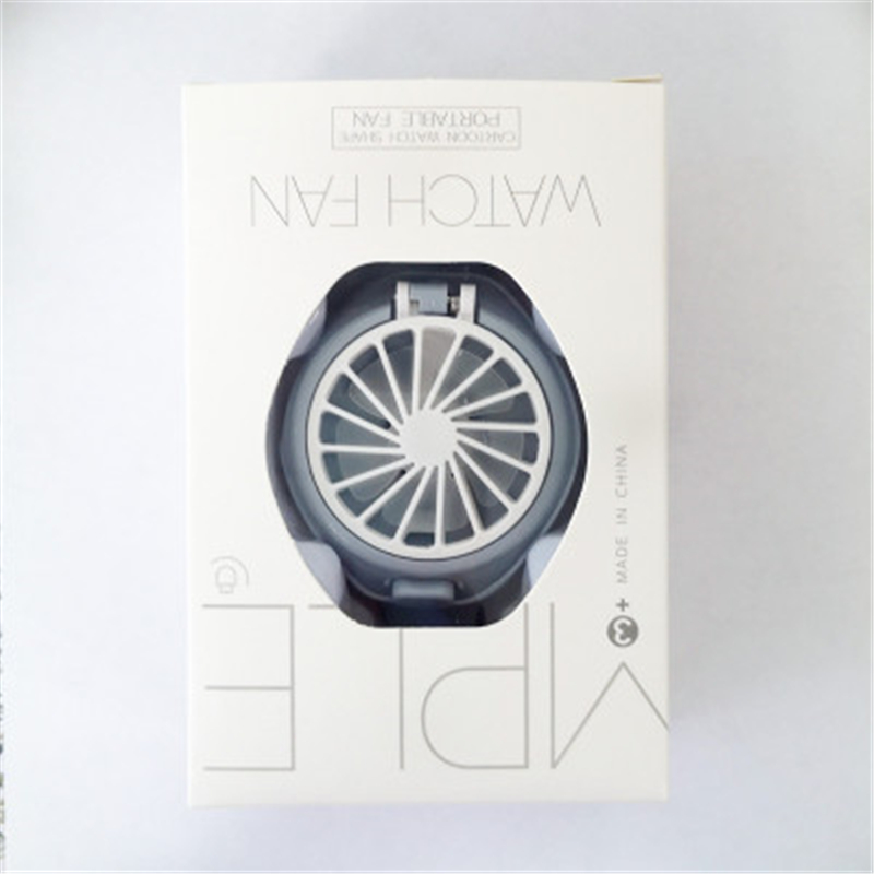 Portable Watch Fan USB Mini Personal Air Cooling Fan Wrist Watch Fan 360 Degree Rotation Fan Ventilador