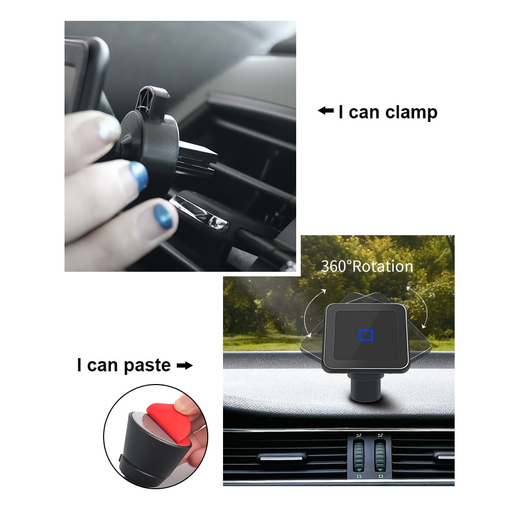 Wireless car charger induction usb mount for iphone 11 samsung s8 s9 car charging phone holder stand qi 10W Fast charging SIKAI