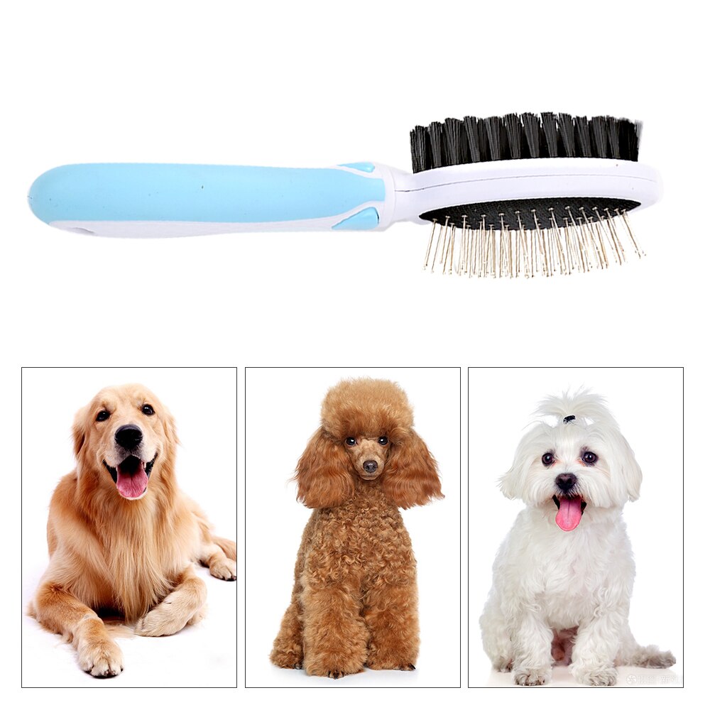 Cepillo para perros y Gatos, accesorios para Gatos y cachorros, productos para peinar y peinar, productos para perros pequeños, suministros para removedores de pelo para Mascotas #15