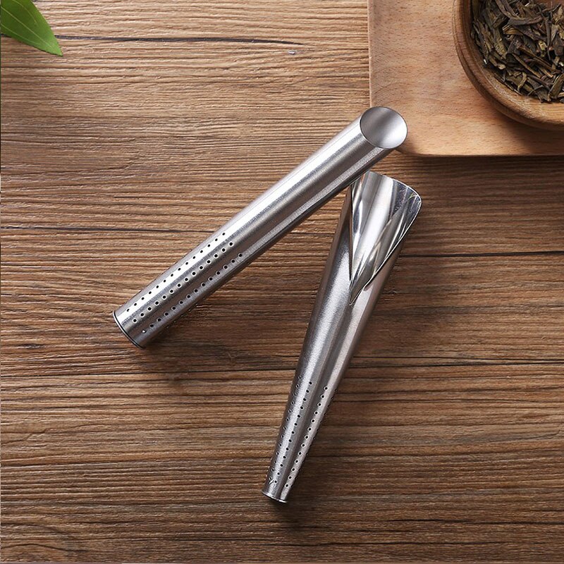 Filter Tea Balls Stainless Steel Tea Strainers Oblique Tea Stick Tube Tea Infuser Steeper L 16cm