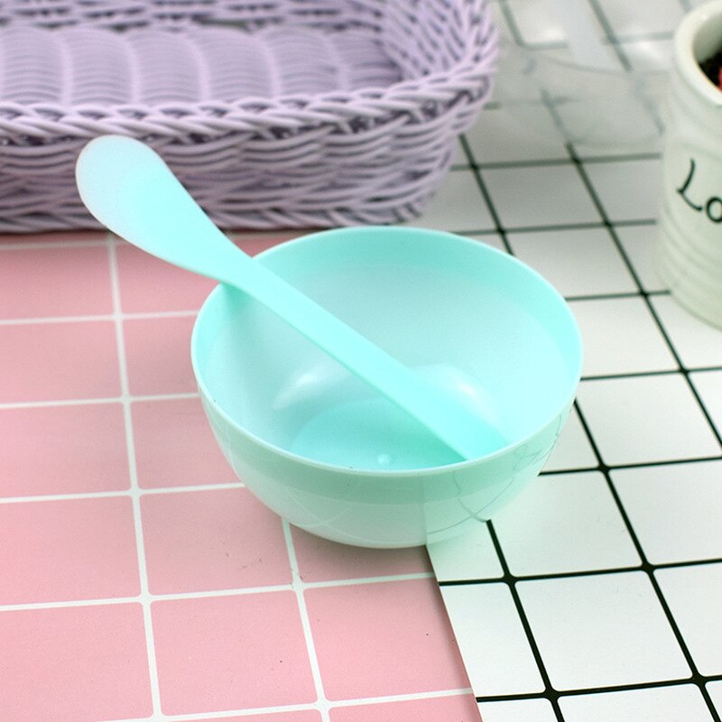 1 Set DIY Bowl Set Mud Tool Mixing Bowl With Spoon Crystal Mud Colorful Slime Container Box DIY Plasticine Slime Set Kids Toy