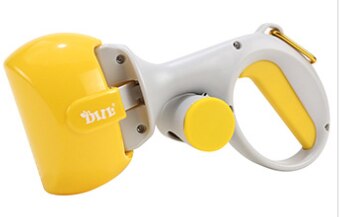 Pet Toilet Picker Portable Dog Poop Picker with Garbage Bag Pet Clamp cat litter box furnitur large dog bed cat litter: yellow