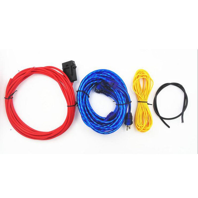 Kit Câbles Amplificateur Voiture 10GA - Câble Subwoofer Puissance Haut-Parleurs Alliage Zinc