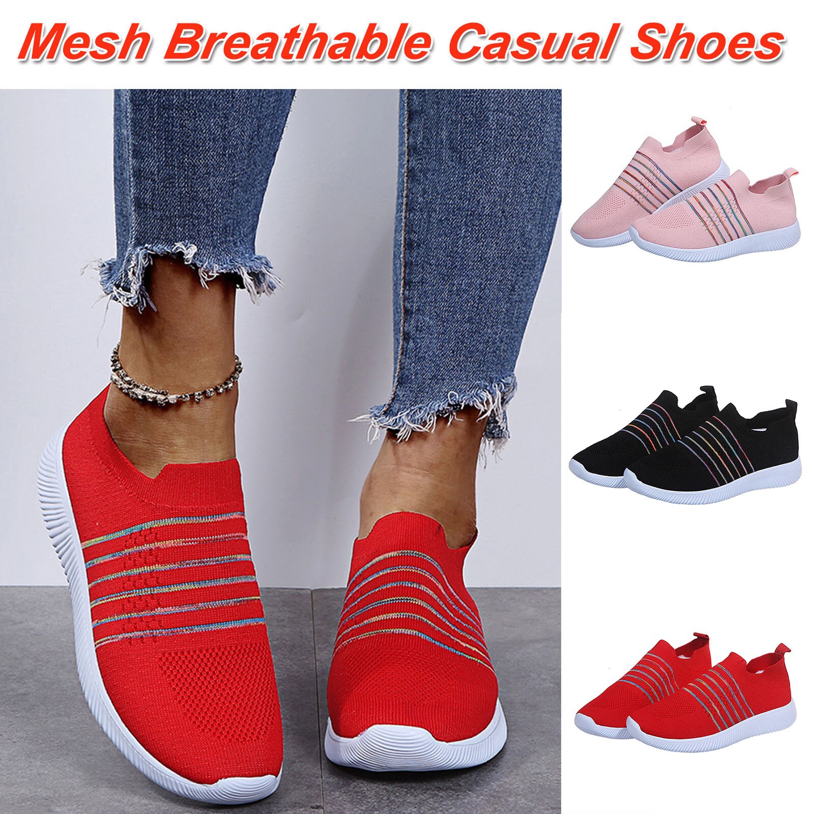 Licht Soft Sport Schoenen Vrouwen Mesh Ademend Tennis Schoenen Vrouwelijke Stabiliteit Tennis Sneakers Trainers Goedkope #3
