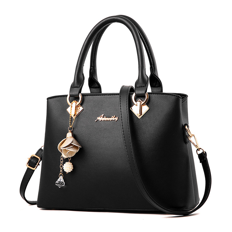 Korean PU Handbag - Detachable Crossbody Bag with Metal Accents 6 Colors111111111111111111111111111111111111111111111111111: SKY BLUE