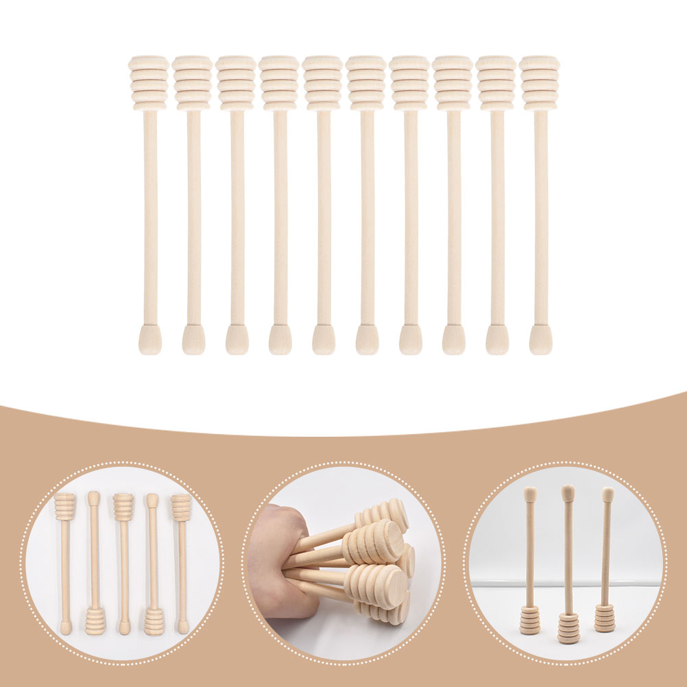 Honey Sticks Made Of Wood, Honey Sticks, Honey Spoon Wood, 10 - View #5