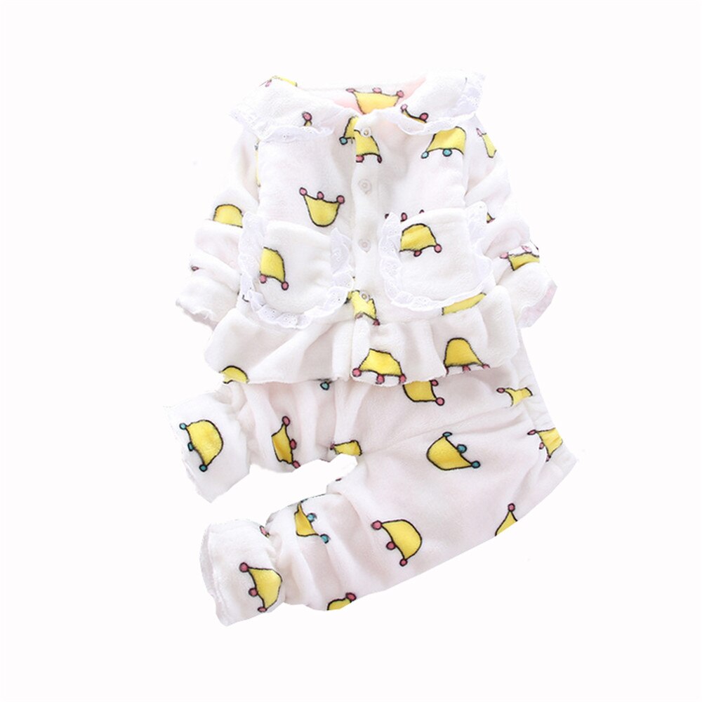 Baby Lapel Top & Pants Pajamas Set