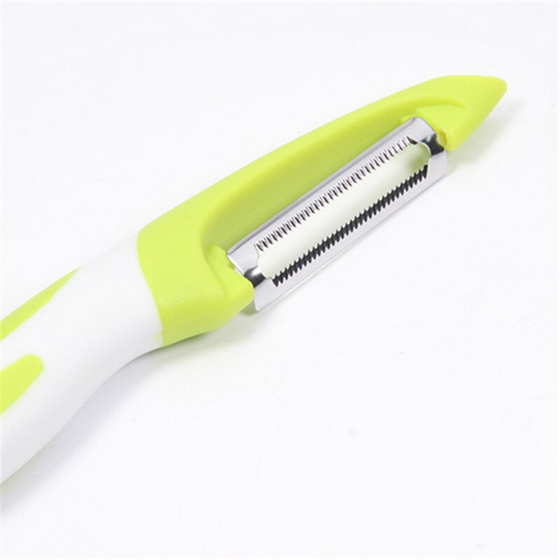1pc Carrot Potato Fruit Shred Grater Vegetable Slicer Peeler Knife Stainless Steel Peeler Zester Razor Sharp Cutter Kitchen Tool: Sawtooth