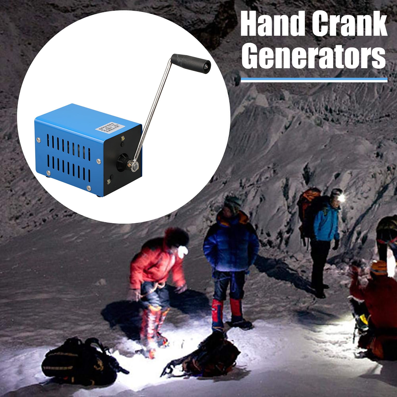 Emergency Hand Crank Dynamotor Hoge Oplader Draagbare Usb Opladen Hand Crank Generator Outdoor Survival Power Bank # G30