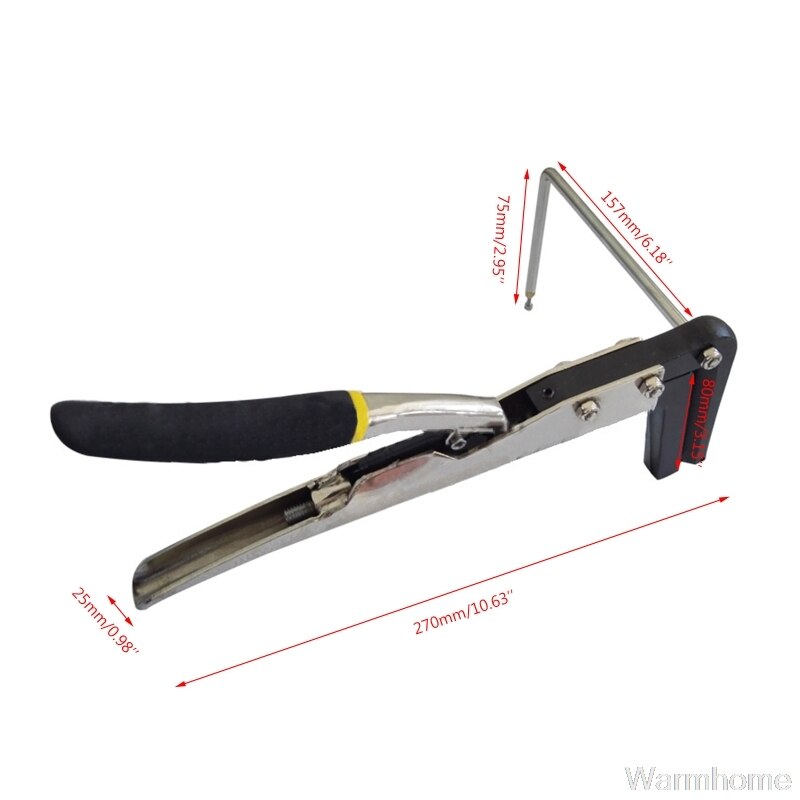 8Cm Buigen Tang Manual Sheet Strip Arc/Hoek Bender Staal Tang Klem Kanaal Brief Gereedschappen Pinguïn Vouwen Tang o01 20