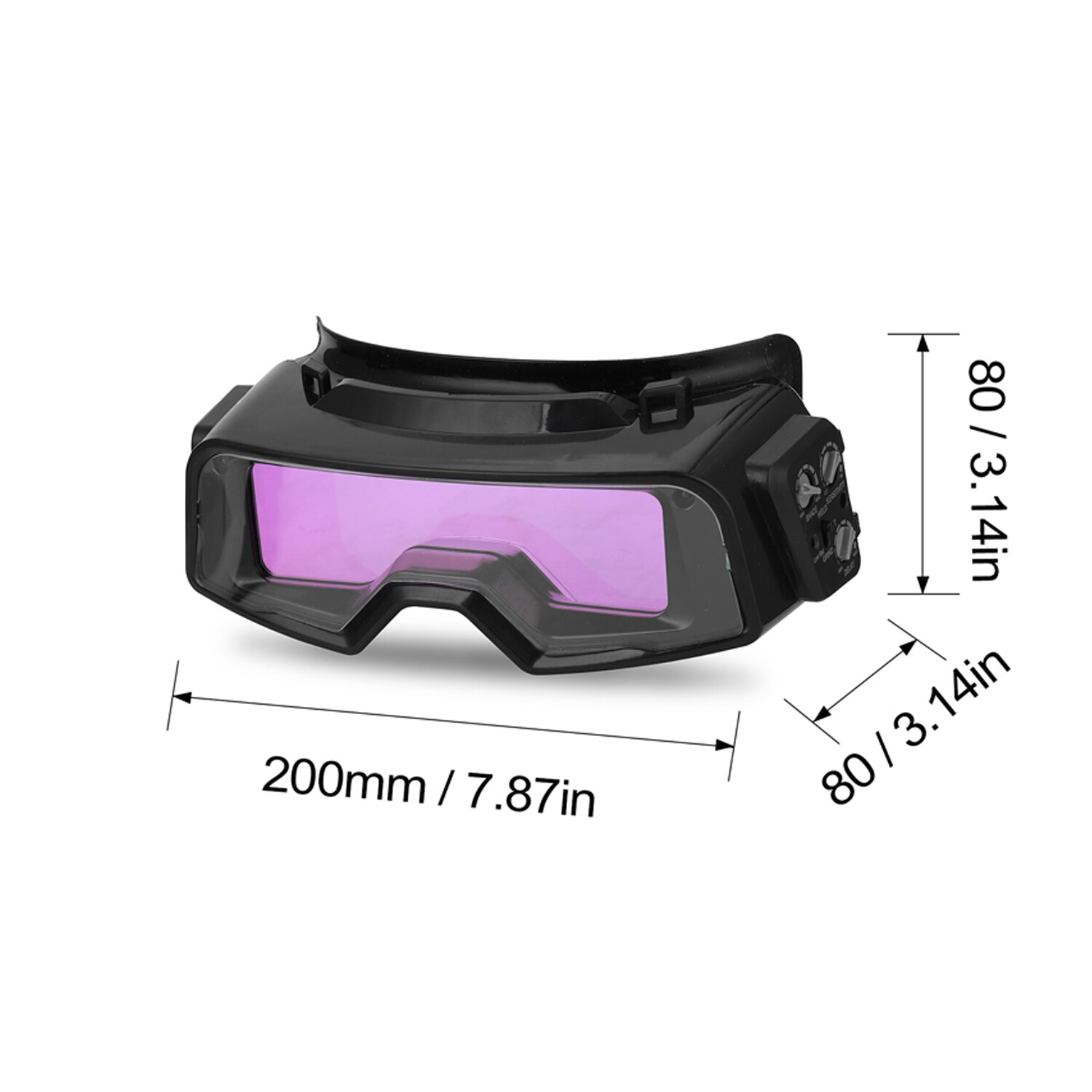 Auto Darkening Welding Goggles for TIG MIG MMA Weld Glasses Goggles Multifunction Utility Tool: A