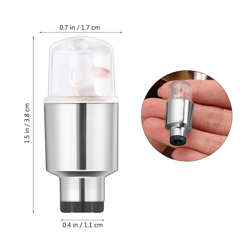5Pcs Fiets Ventiel Licht Bike Valve Lamp Zeven Kleuren Tire Caps Led Lampen Flash Wiel Licht Voor Auto &#39;S fietsen Motoren