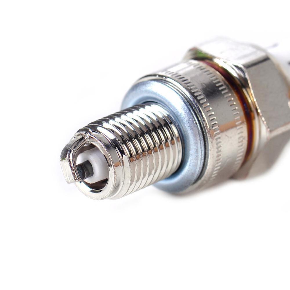 White Single Claw Spark Plug A7TC Scooter Motorcycle Plug CG125 Spark D8TC Plug Spark A7TC D3M3