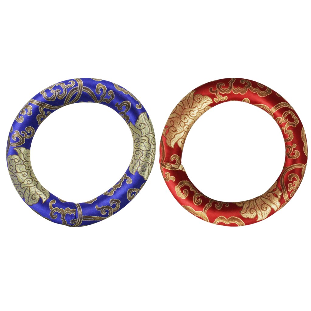 7'' Zen Meditation Tibetan Singing Bowl Cushion Pillow for Home Decor Crafts Percussion Instruments