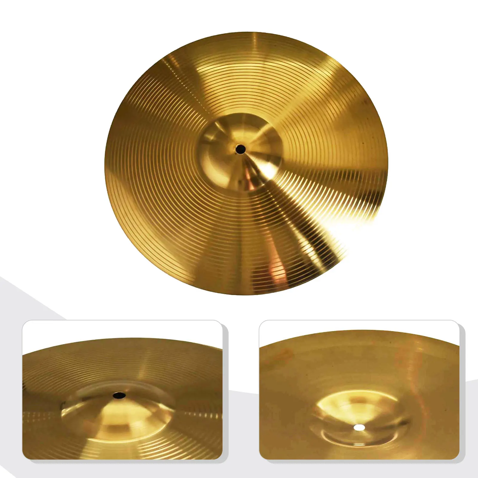 14 16-inch Drum Messing Bekkens Percussie Splash Crash Hi-Hat Jazz Drum Cimbaal Muziekinstrument Onderdelen Drumstel Cimbaal