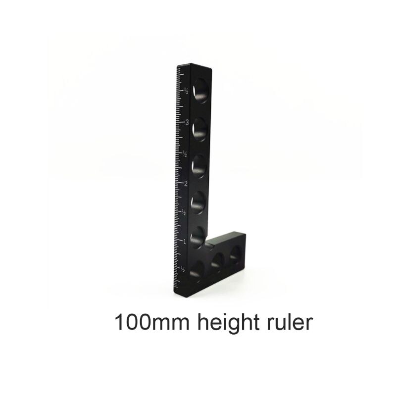 90 Degree Positioning Square Ruler Right Angle Carpentry Woodworking Measurement 85WF: 6