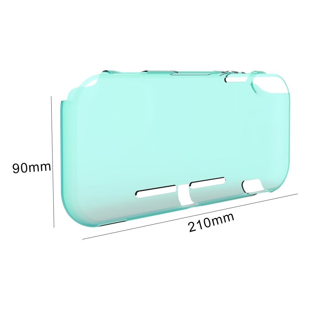 Carcasa protectora de silicona antiarañazos para consola Nintendo Switch Lite, de paquete completo, prevención de polvo: Transparent Green