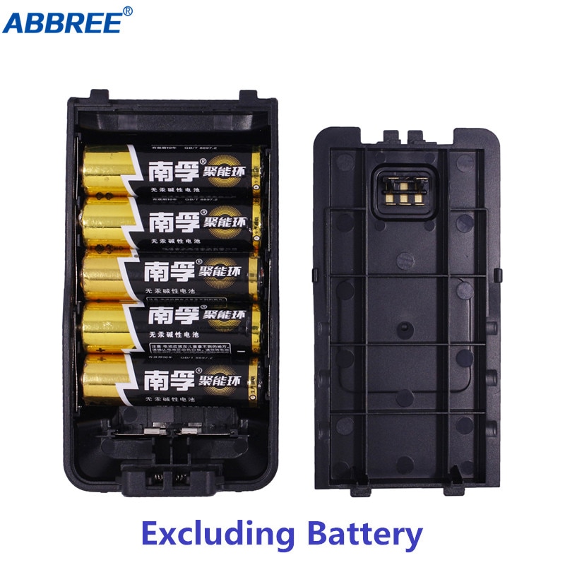 Abbree AR-889G 5 * Aa Batterij Case Pack Shell Voor Abbree AR-889G AR-819 Walkie Talkie (Geen Inclusief Batterij) ar 889G