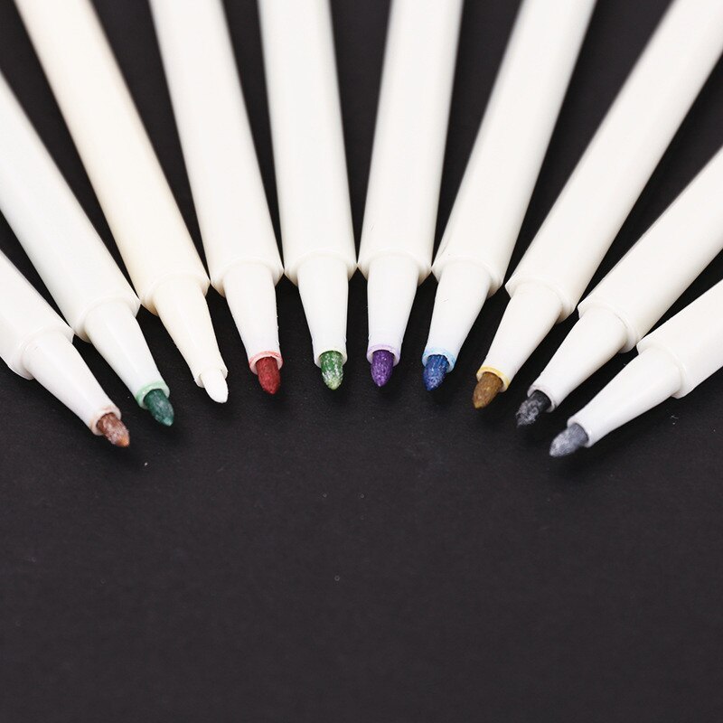 Bricolage eau craie stylo aquarelle Gel stylo pour tableau noir marqueur stylo pour l'album Photo de mariage Scrapbooking Gel stylos papeterie