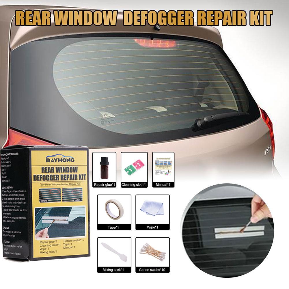Auto Heckscheibe Defogger Reparatur satz DIY Schnell reparatur gitter gebrochene Linien Pflege Defroster Auto Bausatz Heizung Zubehör zerkratzt f6f8