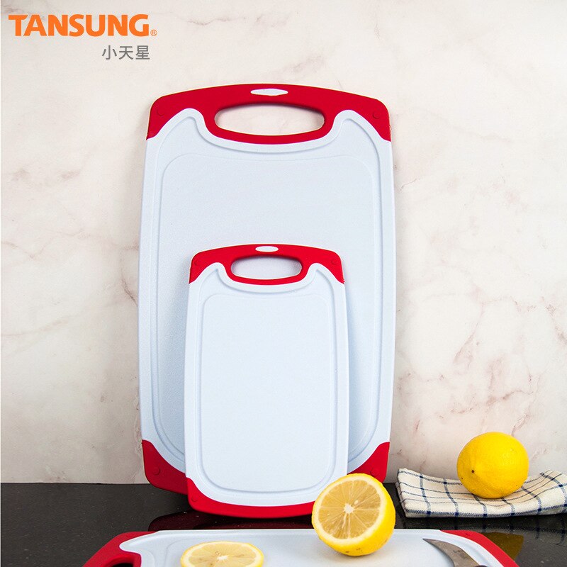 3pcs pp plastic cutting board non-slip cutting board three-piece kitchen wall-mounted cutting boar