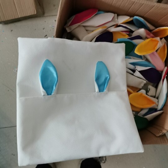 Pasen Leuke Bunny Kussensloop Familie Decoratie Kussenhoes Familie Kussensloop 40X40 Cm Kids Kinderkamer Decoratie