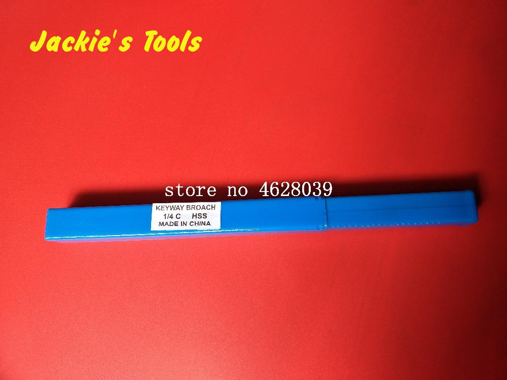 Broche de coupe de clé de Type poussoir 1/4 C, taille de pouce, HSS, Machine-outil CNC de supérieure