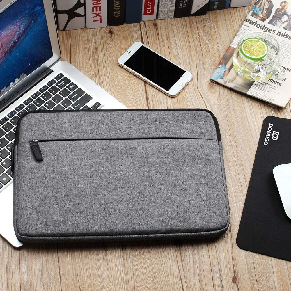Canvas Schokbestendig Inch Laptop Tablet Beschermhoes Anti-Shock Padding Computer Tas Voor 10 11 13 14 15.6 inch Macbook