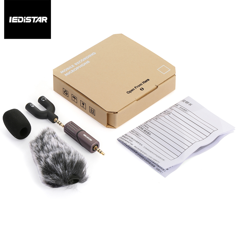 SANLL Gimbal Stabilizer Microphone Video Mic For iPhone Samsung Smartphone Phone Stand Handheld Gimbal