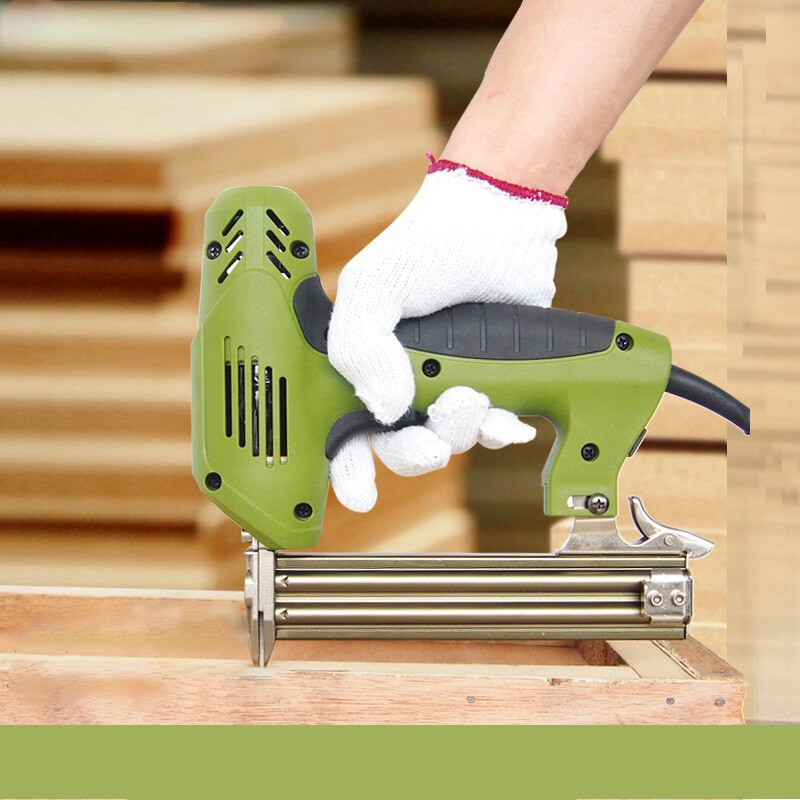 2-in-1 Electric Brads Nailer F30 422 Finish Nail Gun Combo Brads and Staple Gun 1800W, 100 Nails Capacity, for Woodworking