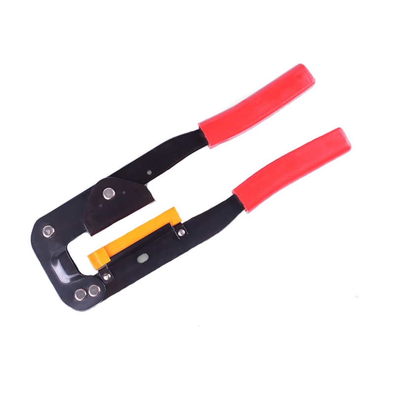 Network cable crimping tool,crimper for making Hub Flat Cable,IDC connector on to ribbon cable,computer wire