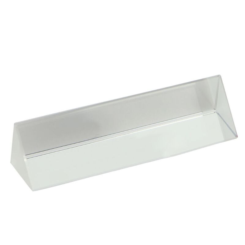 10Cm 4 \ &quot;Optical Glass Triple Driehoekig Prisma Natuurkunde Onderwijs Lichtspectrum R9JF
