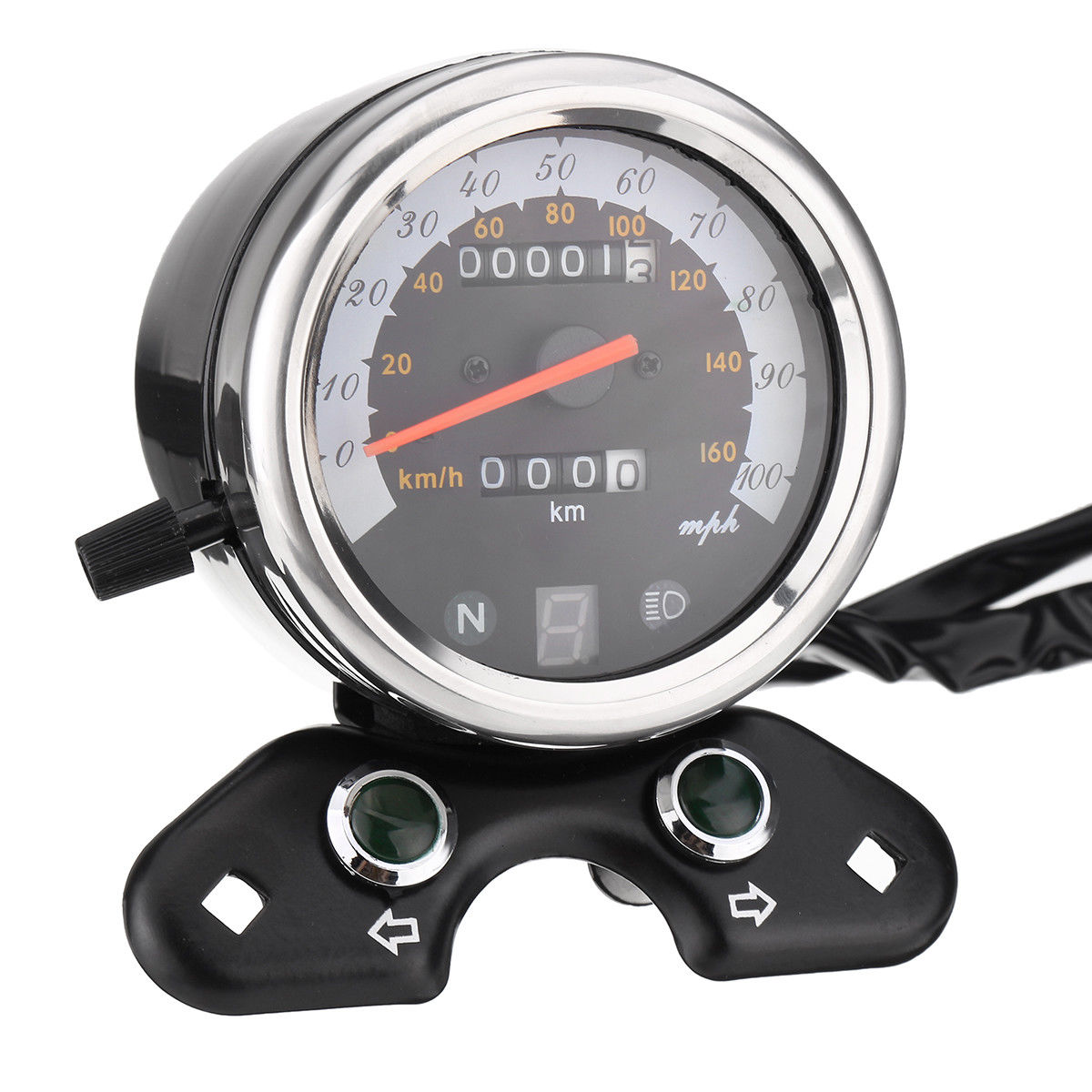 Motorcykel kilometertæller speedometer omdrejningstæller hastighedsmåler til suzuki cafe racere