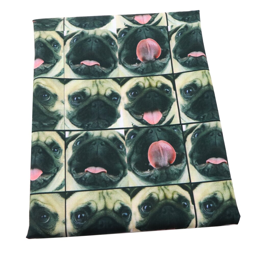 50*145cm polyesterkatoenen stoffen met dierenprint voor doe-het-zelf patchworkquilten, babykussens, dekens, naaien, tissus ,c3315