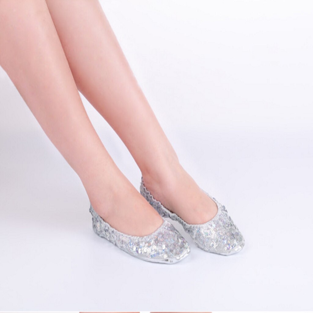 PU Leather Belly Dance Shoes Wear-resistant Yoga Shoes For Adult Children