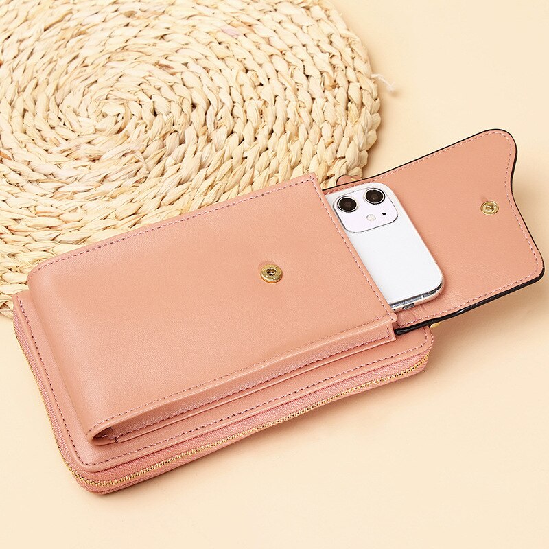 PU Leather Small Shoulder Bag Casual Handbag Crossbody Bags for Women Phone Pocket Girl Purse Mini Messenger Bags