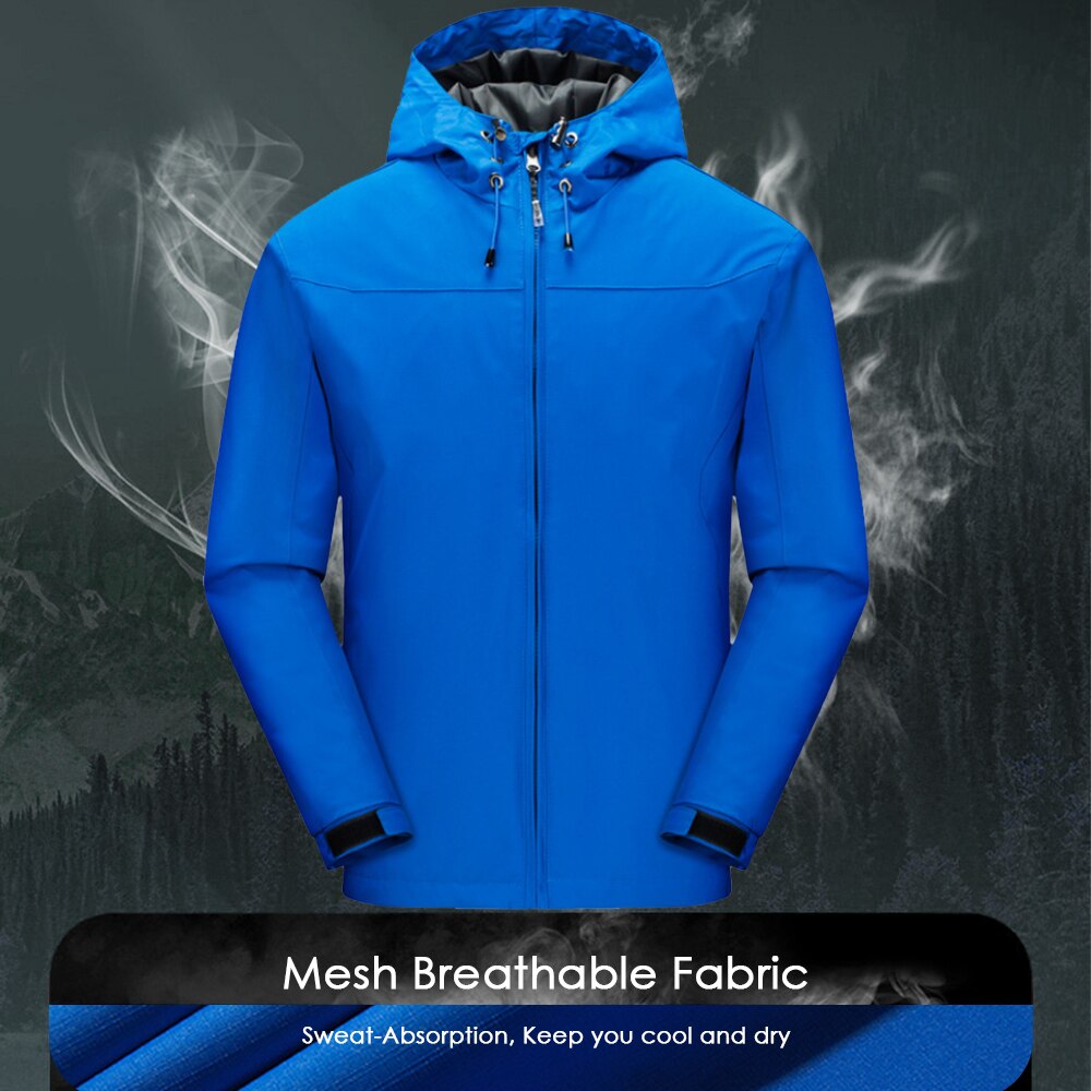 Men Mountain Waterproof Jacket Ski Jacket Windproof Jacket Winter Warm Jacket for Camping Hiking Skiing softshell jacket men