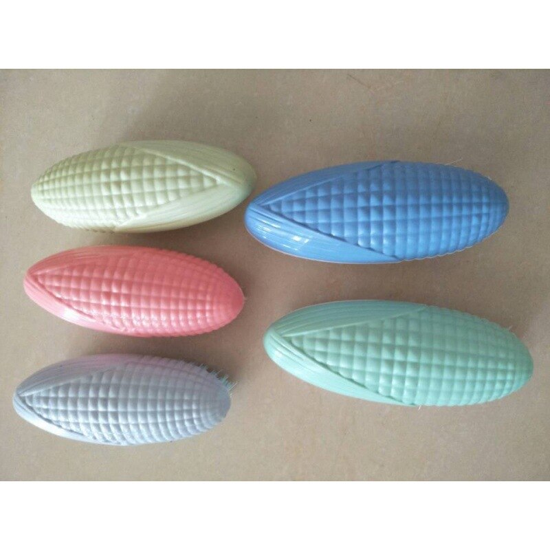 Cepillo de plástico Kawaii con forma de maíz para limpieza de zapatos, cepillo de limpieza para el hogar, cepillos para fregar ropa y ropa