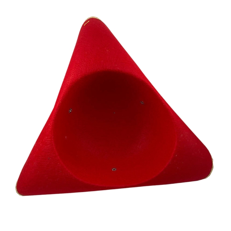 652F Lightweight Pirate Hat Colonial Tricorn Hat Fun Crazy Hat Carnivals Pirate Hat Carnivals Party Cute Hat for Adult