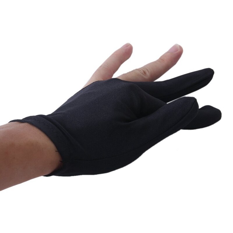 Billiards Left Hand Three Fingers open Fingertip Glove