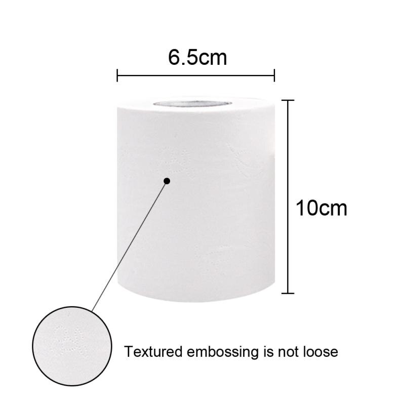 2/4 Rolls Of Toilet Paper 4 Layers Of Thickened Skin-friendly Native Bamboo Pulp Super Flexible And Not Easy To Break Household