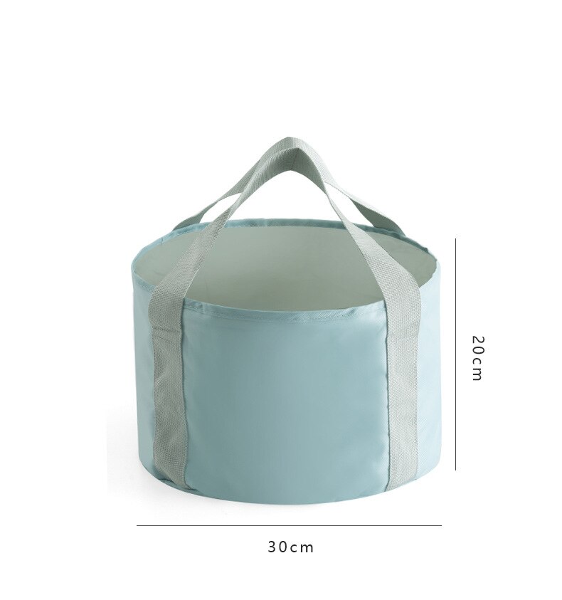 Organizadores de embalaje multifunción, bolsa de viaje plegable para baño de pies, ropa, lavado de frutas, accesorios portátiles de viaje, 144: Azul