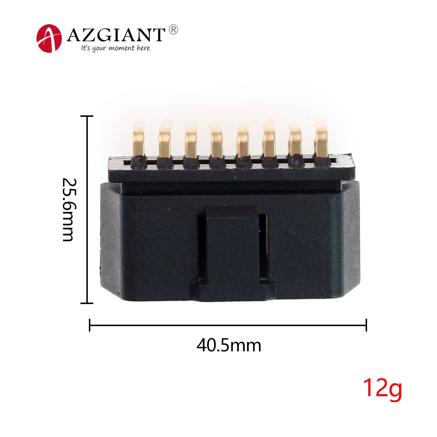 12V 24V Plug OBD2 16pin Male Connector 90 Degree Elbow Gold Plating OBD II Adapter Socket for car Auto Scanner