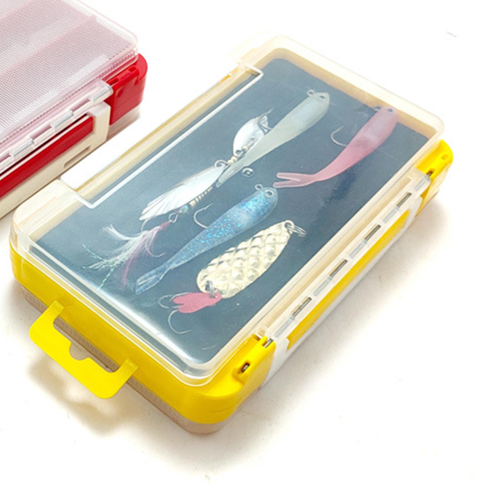 Double Sided Tackle Storage Containers Bait Box Durable Material Accessory