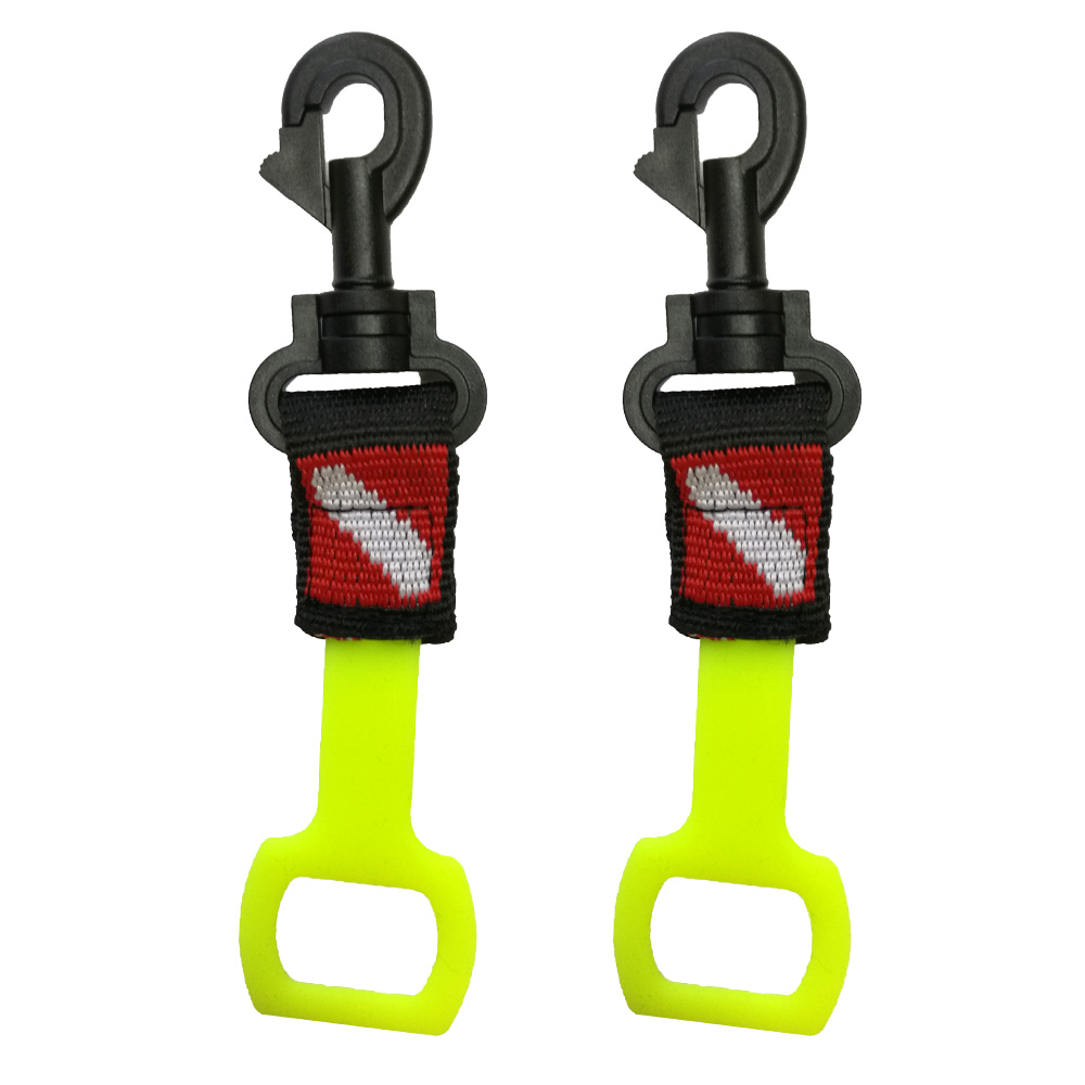 1Pcs 2Pcs Scuba Diving Mouthpiece Regulator Holder Clip Strap Retainer: 2PC