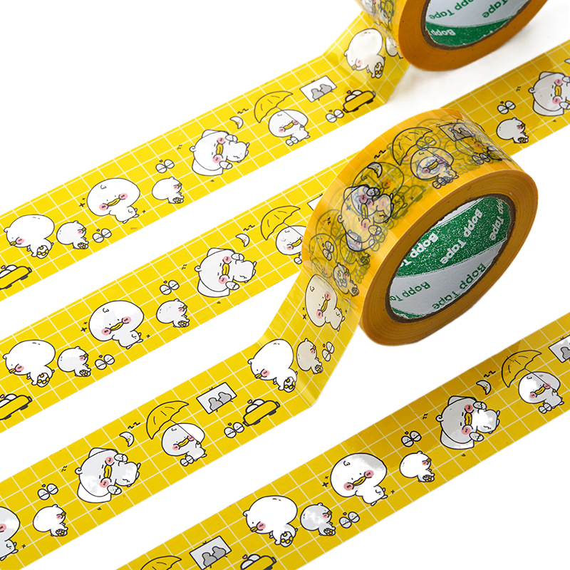 4.8Cm 100M Cartoon Leuke Plakband Hoge Sterkte Hoge Viscositeit Diy Cadeau Verpakking Tape Decoratie Carton Sealing Tape