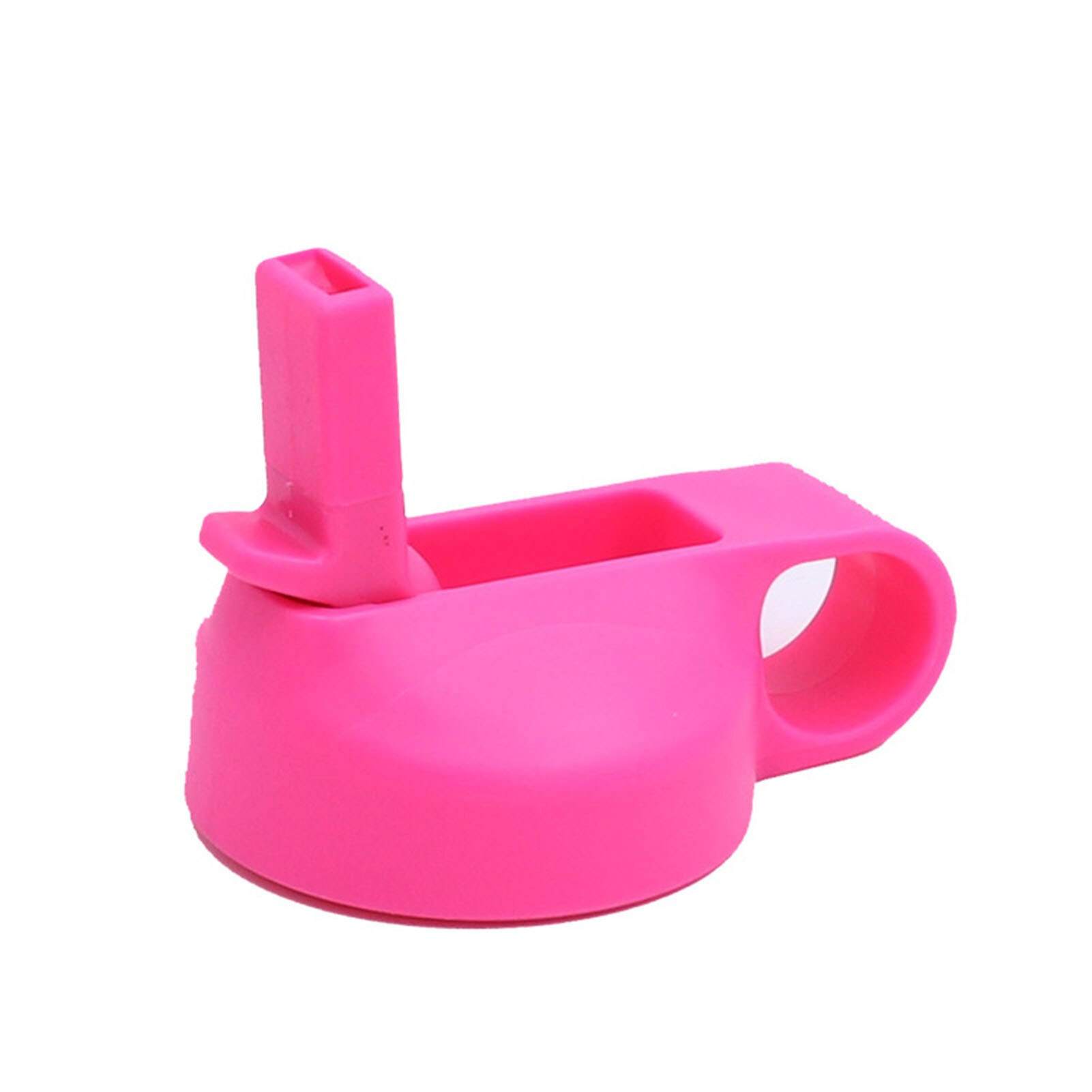 Vacuüm waterfles rietje deksel voor hydro-flask rietje klapdeksel 12 16 18 20 32 40 64oz brede mond waterfles stevige deksel: Roze